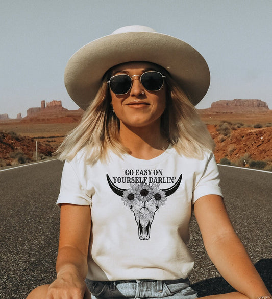 Western Cow Skull Shirt, Longhorn Skull Shirt, Leopard Longhorn Shirts, Cactus Desert, Boho, Country Western Tee, Vintage Cowboy TShirts .