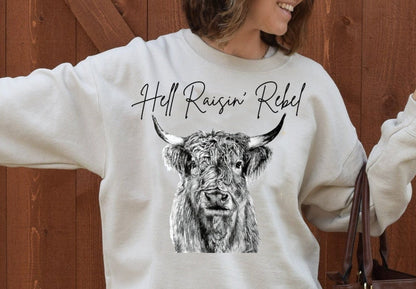 Highland Cow Shirt, Western Shirt, Country Shirt, Cow T-shirt, Farm Life, Country Girl, Cowgirl Shirt, Southern Shirt, Rodeo Shirt, Boho Tee
