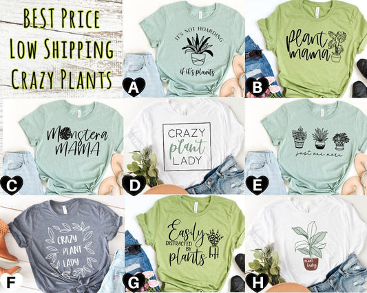 Plant Shirt, Plant Lover Gift, Plant Lover Shirt, Gardening Shirt, Plant T Shirt, Never Enough Plants Shirt, Gardening Gift