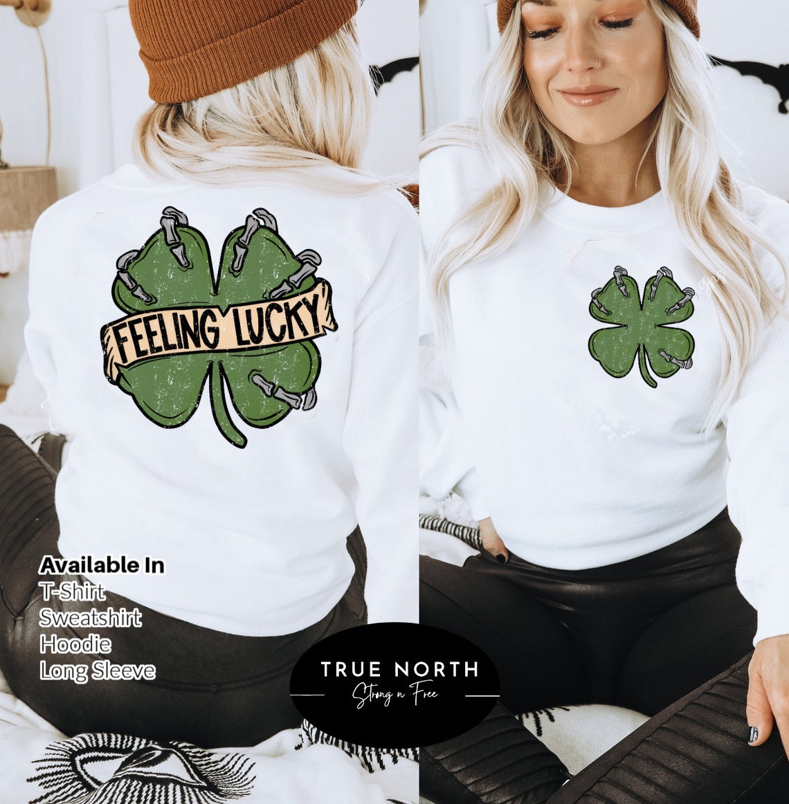 DTF Transfer Retro Lucky  Skull Hand, Retro St Patricks Day , Lucky , St Patricks Day , Cute St Pattys , St Patrick ,