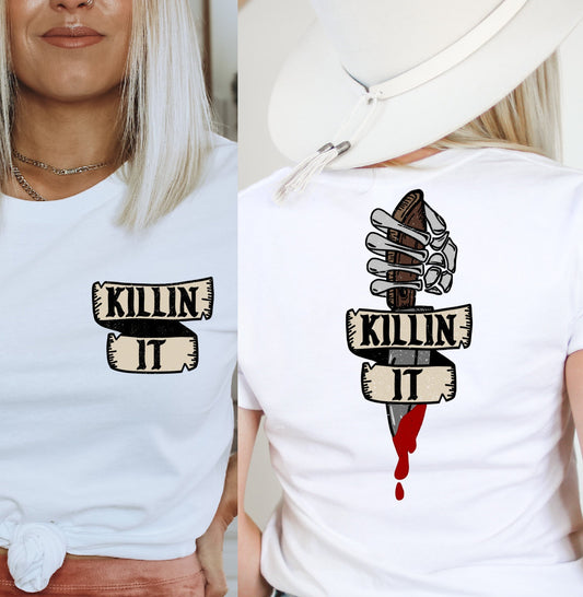 DTF Transfers Killin It , Spooky Skeleton