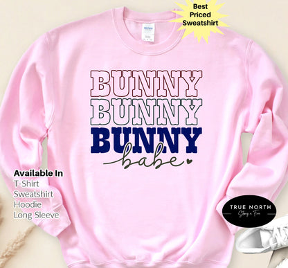 Aesthetic Bunny Bunny Babe T-Shirt, Bunny Baby Easter Shirt, Funny Bunny Wife Shirt, Pink Easter Shirt, Cute Bunny Shirt, Easter Vibes Shirt